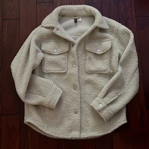 H&M Oversized Teddy Jacket
